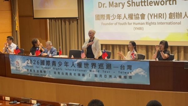 全球教育家瑪麗薛德華茲博士訪台　聚焦青年人權教育與國際交流1